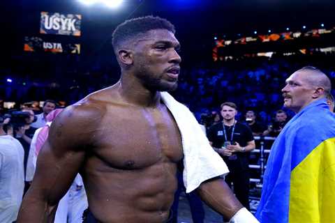 Anthony Joshua reveals why Usyk calling him ‘strong’ sent him into post-fight rage that saw him..