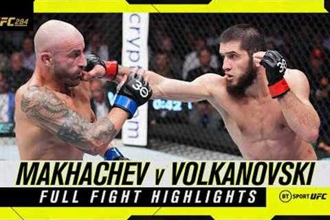 AN INSTANT CLASSIC! Islam Makhachev 🆚 Alex Volkanovski was INCREDIBLE!  UFC 284 Fight Highlights