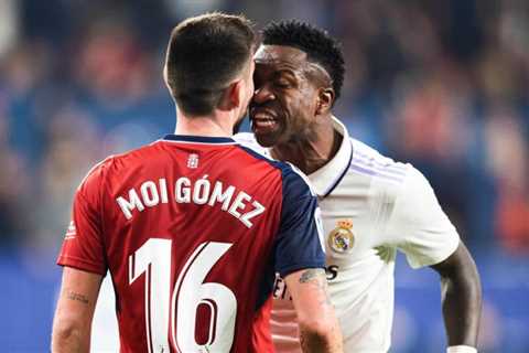 Revealed: What Vinicius Jr said to the referee in his astonishing rant during Osasuna match