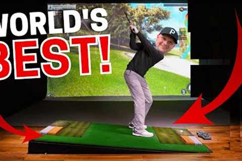 The BEST Golf Simulator IN THE WORLD? - The Golfzon Two Vision!