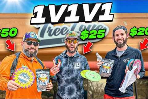 Epic 1v1v1 | 9-Hole Disc Golf Challenge with Luke Humphries, James Conrad, and Jonathon Rivera