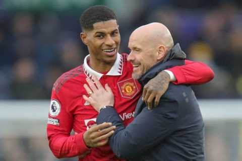 Marcus Rashford streaks ahead in 2023 goalscorers list with a strike every 88 minutes