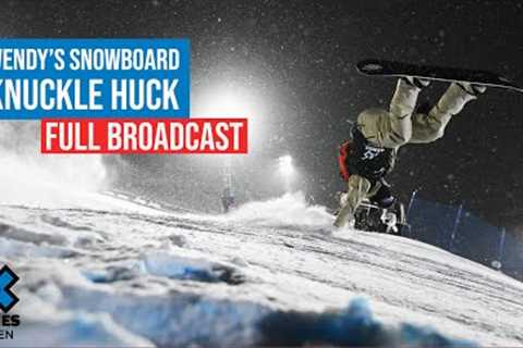 Wendy’s Snowboard Knuckle Huck: FULL COMPETITION | X Games Aspen 2022