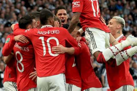 Man Utd 2-0 Newcastle Utd: Quadruple alive as Ten Hag inspires United to first trophy of reign