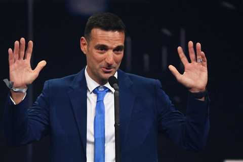 Argentina’s World Cup winning manager Lionel Scaloni wins best men’s coach at The Best FIFA..