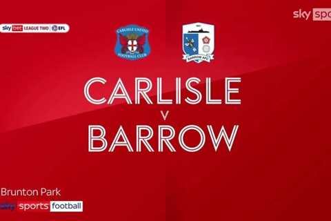 Carlisle thump five past Barrow