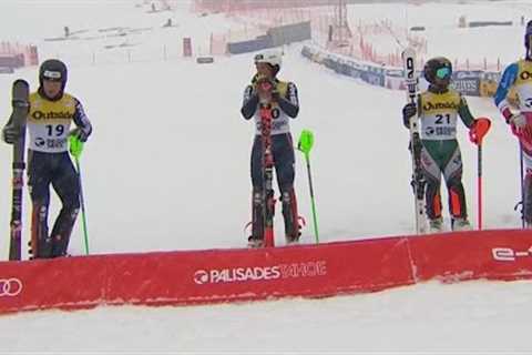 Ski Alpin Palisandes Tahoe - Men''s Slalom 2.run Highlights