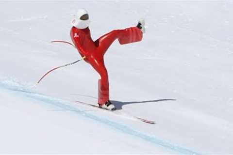 High Speed Ski Crash over 200kph (120mph) Juanki Sanchez