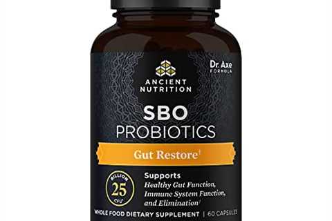 Probiotics by Ancient Nutrition, SBO Probiotics Gut Restore 60 Ct, Promotes Gut Health, Digestive..