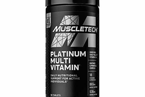 Multivitamin for Men | MuscleTech Platinum Multivitamin | Vitamin C for Immune Support | 18..