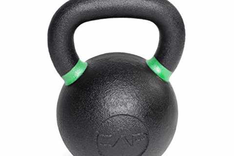 CAP Barbell Cast Iron Competition Kettlebell Weight, 53 Pound, Black/Green from CAP Barbell