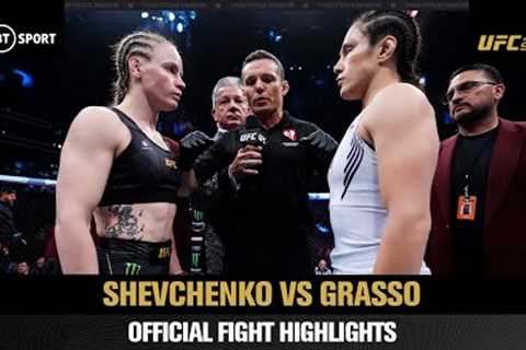 Alexa Grasso shocks the world!  Valentina Shevchenko vs Alexa Grasso  UFC 285 Fight Highlights