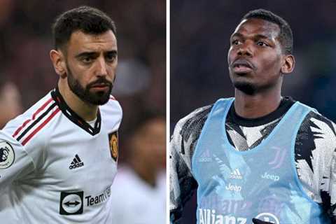 Man Utd questioned over Bruno Fernandes and Paul Pogba decision after Liverpool thrashing