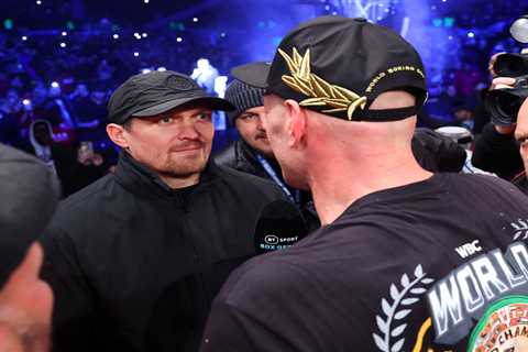 Tyson Fury turns down 60/40 to winner deal from Oleksandr Usyk as Ukrainian looks to force historic ..