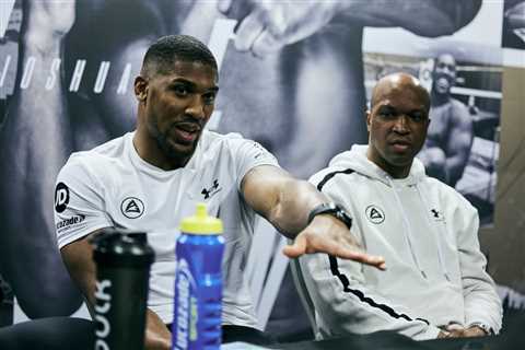 Inside Anthony Joshua’s training camp with Derrick James, Errol Spence Jr and axes for..