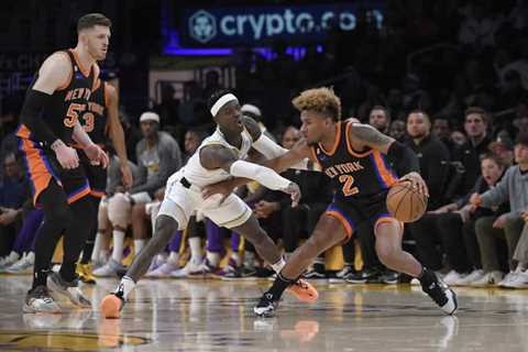 Knicks, Lakers Game Had 2 Celebrities In Attendance