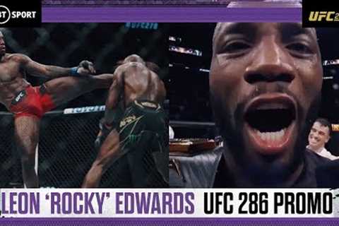 Leon Edwards UFC 286 Promo 🔥 Look At Me Now 👀 Rocky's Road to London 🇬🇧🇯🇲 BT Sport UFC