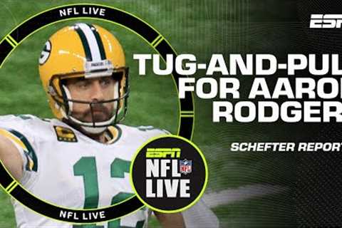 Adam Schefter on Jets-Packers' tricky Aaron Rodgers trade: 'We'll see who blinks first' 👀 | NFL..