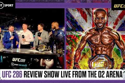 UFC 286 Review Show with Leon Edwards 🏆 Tom Aspinall 🔥 and Michael Bisping 🙌 The champ beats..