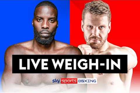 OKOLIE VS LIGHT!  LIVE WEIGH-IN