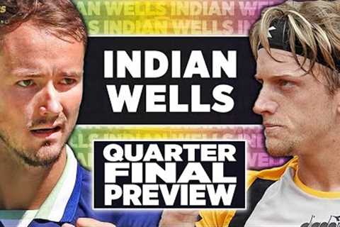 Medvedev vs Davidovich Fokina | Indian Wells 2023 Quarter Final | Tennis Talk Preview