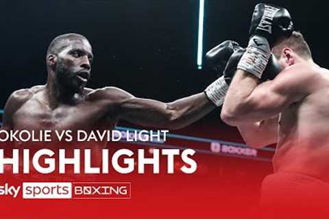 HIGHLIGHTS! Lawrence Okolie vs David Light  World Title Fight