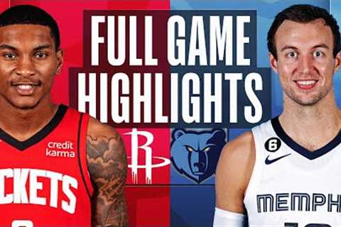 ROCKETS at GRIZZLIES | FULL GAME HIGHLIGHTS | March 24, 2023