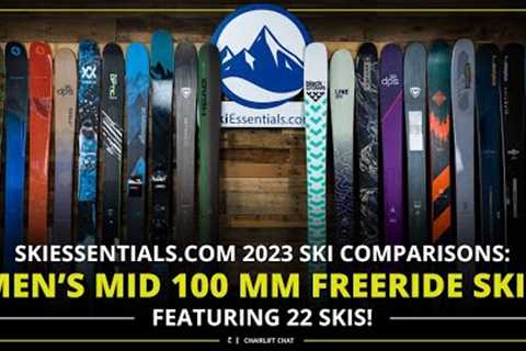 2023 Men''s Mid 100 mm Freeride Ski Comparison with SkiEssentials.com