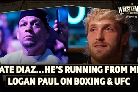 “NATE DIAZ…He’s Running!” 😮 Logan Paul on Tyson Fury, Boxing & Fighting in UFC 👀 With Ariel..