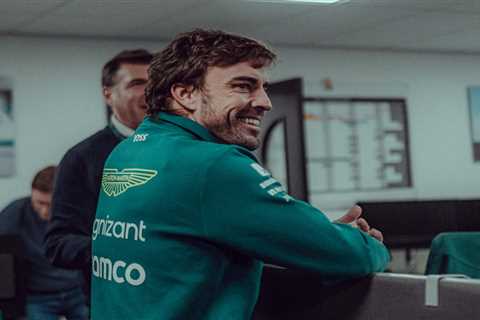 Video: Alonso's first day at the office with Aston Martin