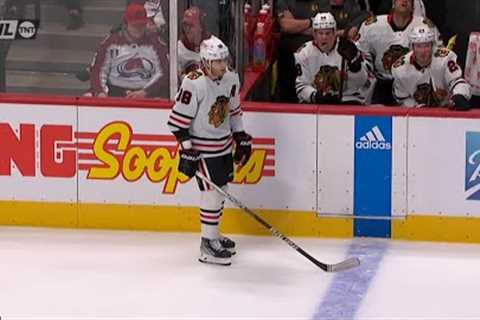 Where The F*ck Are You Going? Patrick Kane Yells At Seth Jones On The Power Play