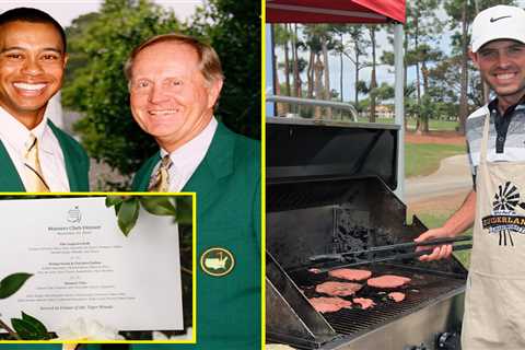 The Masters Champions dinner: From Tiger Woods’ cheeseburgers and milkshakes to Nick Faldo’s fish..