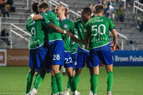 Ghanaian forward Elvis Amoh scores hat-trick to seal win for Hartford Athletic in US Open Cup