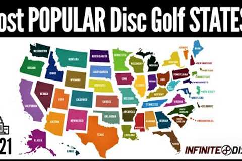 The MOST POPULAR Disc Golf STATES