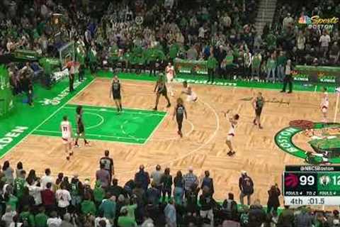 Raptors vs. Celtics o/u ends in push thanks to buzzer-beating 3 👀