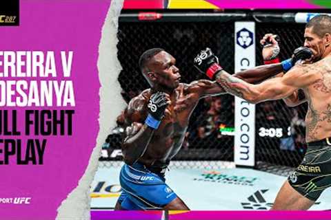 KNOCKED OUT COLD!  Alex Pereira v Israel Adesanya  UFC Official Full Fight Replay