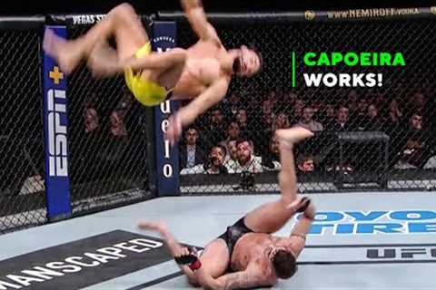 Crazy Capoeira Master Setting the UFC on Fire - Michel Pereira