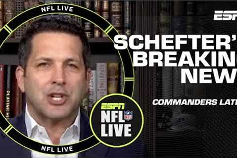 🚨 Adam Schefter reacts to Dan Snyder agreeing to sell Washington Commanders 🚨 | NFL Live