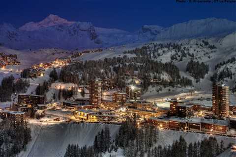 Skiing and Non-Skiing in La Plagne