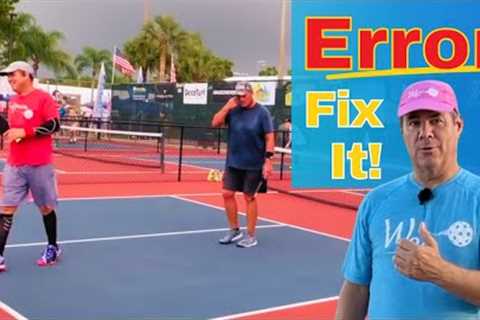 4 Pickleball Errors Costing You Games | FIX THEM | WeArePickleball