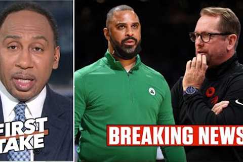 [BREAKING NEWS] Raptors fired HC Nick Nurse to clear the way for Ime Udoka candidacy | FIRST TAKE