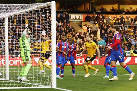 Wolves 2 Crystal Palace 0: Watch Joachim Andersen ‘score two own goals in one’ in disaster moment