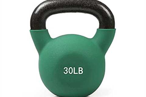 RitFit Neoprene Coated Solid Cast Iron Kettlebell - Great for Full Body Workout, Cross-Training,..