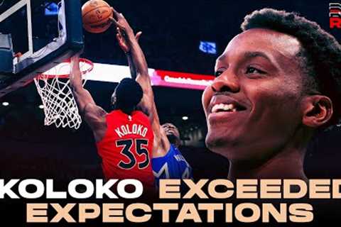 Why Raptors'' Christian Koloko exceeded expectations this season