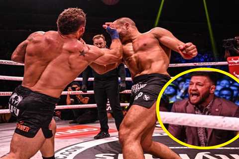 Conor McGregor got ‘good job’ praise from former opponent Eddie Alvarez after giving him mid-fight..