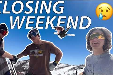 Ski Season Is Over 😭  (Park City Closing Weekend)  *TBLAKE vlogs*