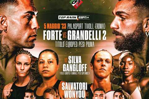 Mauro Forte takes on Francesco Grandelli in high-stakes rematch on Friday