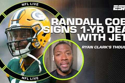 Why Ryan Clark doesn't like Randall Cobb signing a 1-year deal with the Jets 👀 | NFL Live