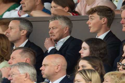 Ole Gunnar Solskjaer looks tense as he watches Man Utd vs Wolves in first return to Old Trafford..