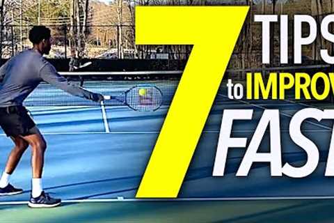 7 Beginner Tennis Tips To Help You Improve FAST!